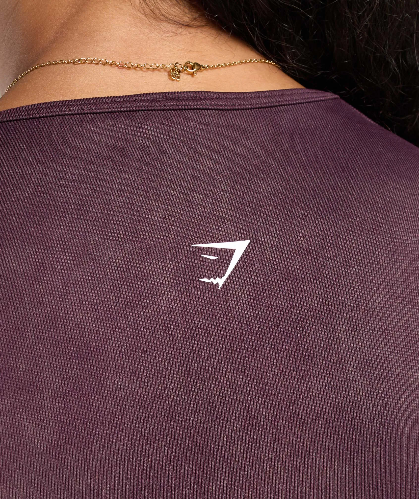 Gymshark Gains Seamless Crop Top - Depth Purple sold by Gymshark product image thumbnail 5