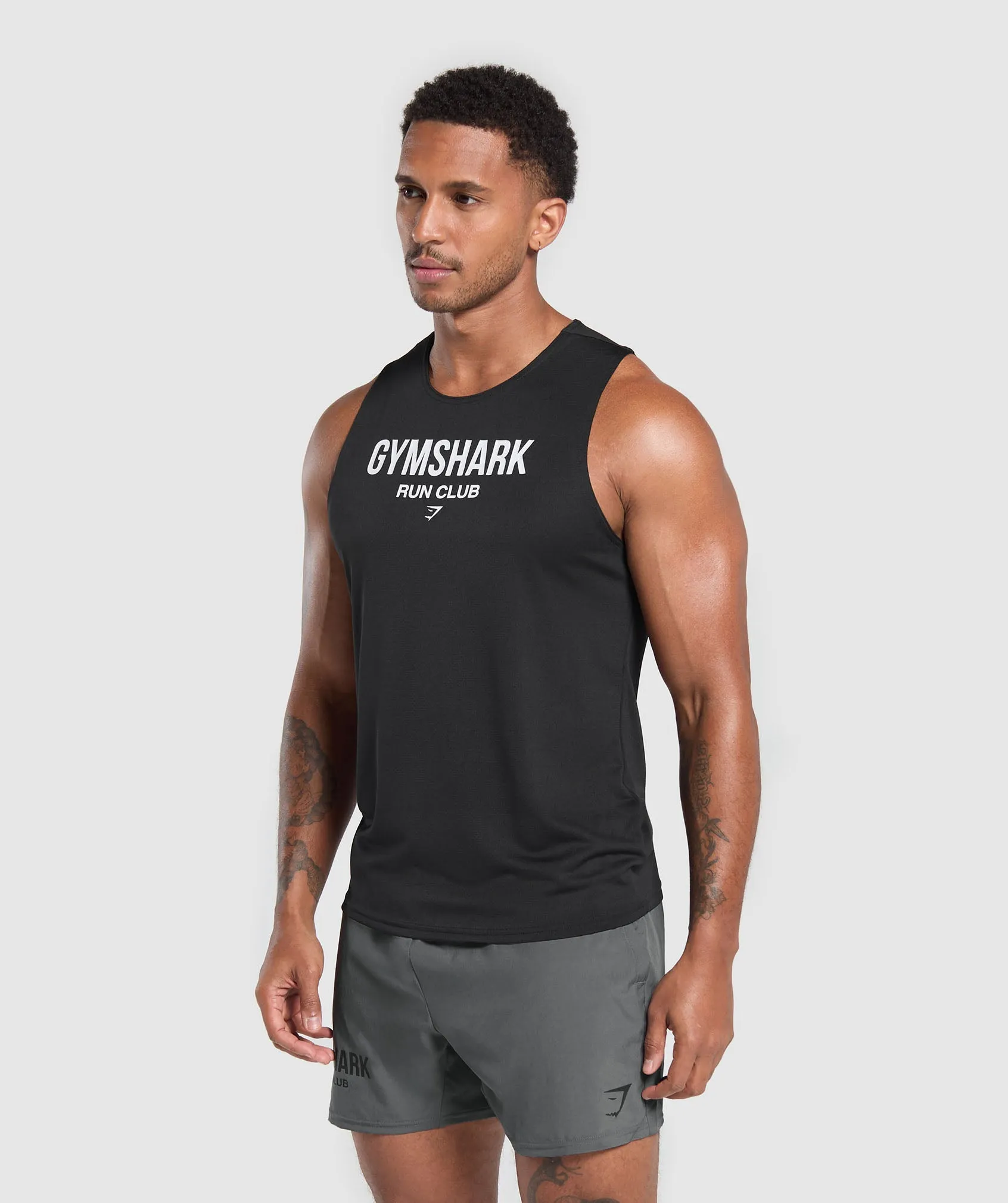 Gymshark Running Dept. Tank - Black sold by Gymshark product image thumbnail 3