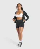 Gymshark Gains Seamless Zip Up - Black sold by Gymshark