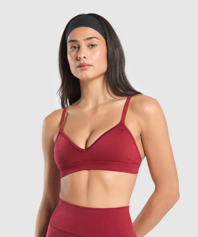 Gymshark Vital Shine Limited Sports Bra - Reps Red made by Gymshark