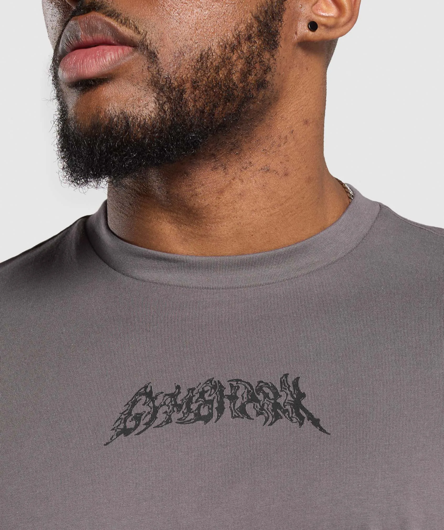 Gymshark Metal Lifting Graphic T-Shirt - Brushed Purple sold by Gymshark product image thumbnail 5