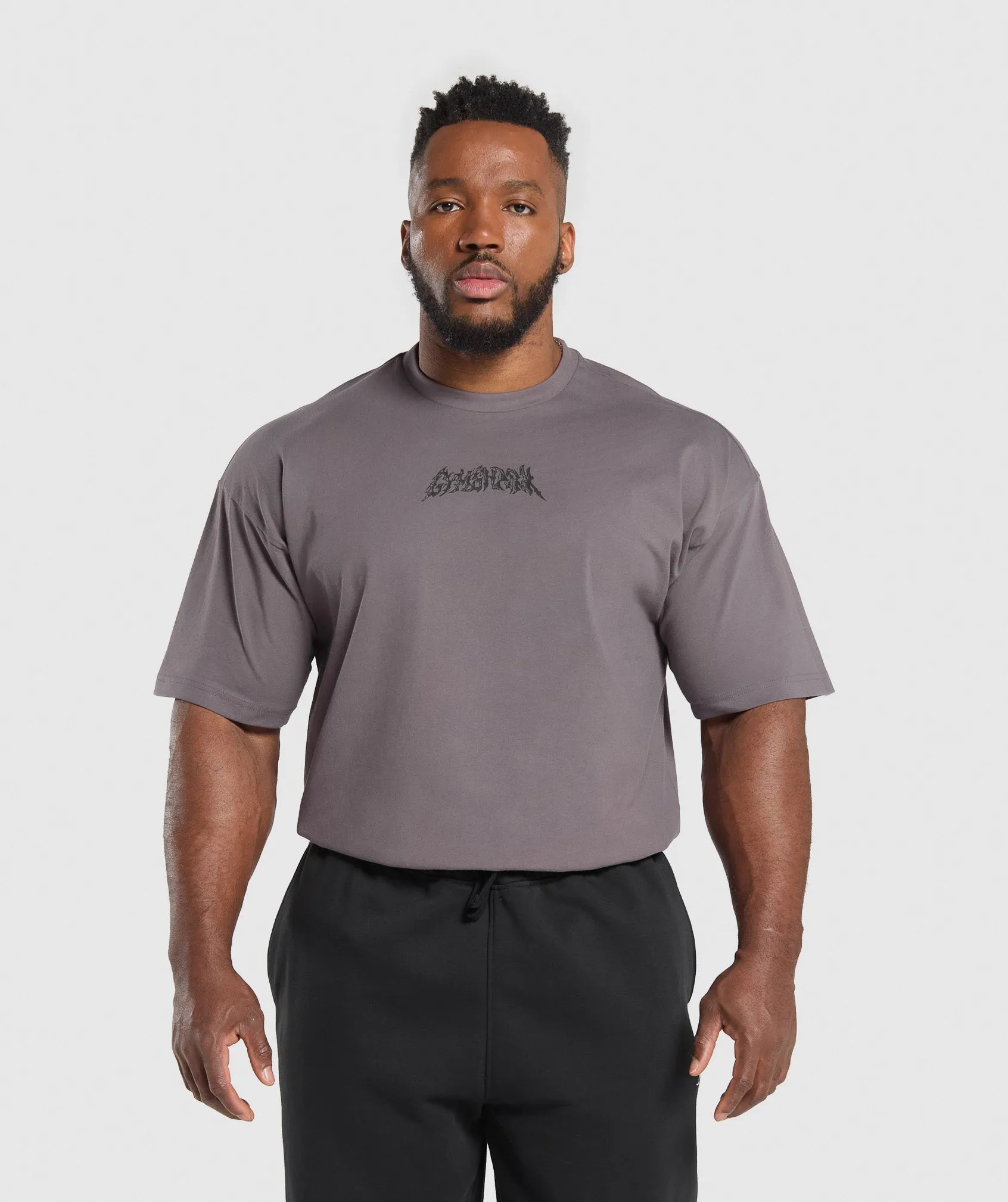 Gymshark Metal Lifting Graphic T-Shirt - Brushed Purple sold by Gymshark product image thumbnail 2