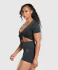 Gymshark Gains Seamless Crop Top - Black sold by Gymshark