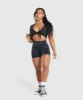 Gymshark Gains Seamless Crop Top - Black sold by Gymshark