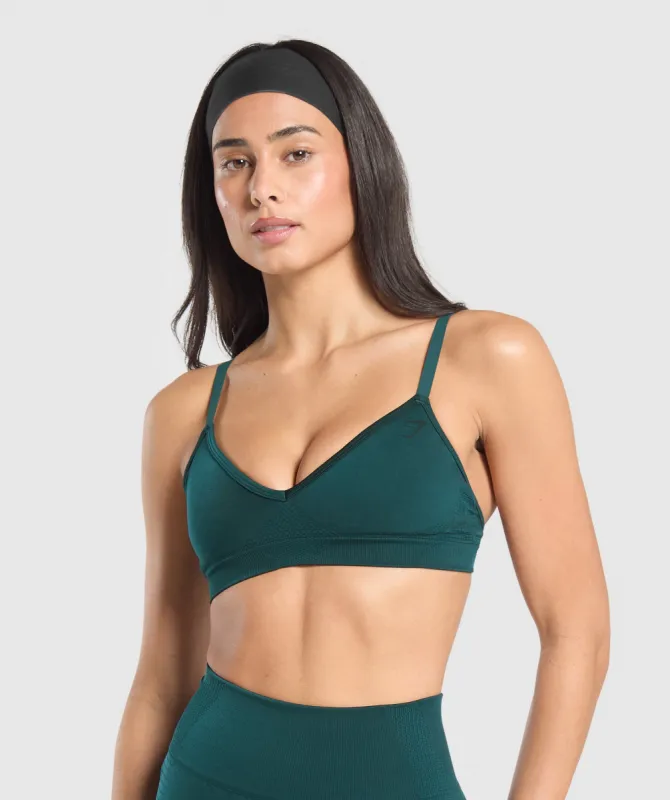 Gymshark Vital Shine Limited Edition Sports Bra - Strong Teal sold by Gymshark