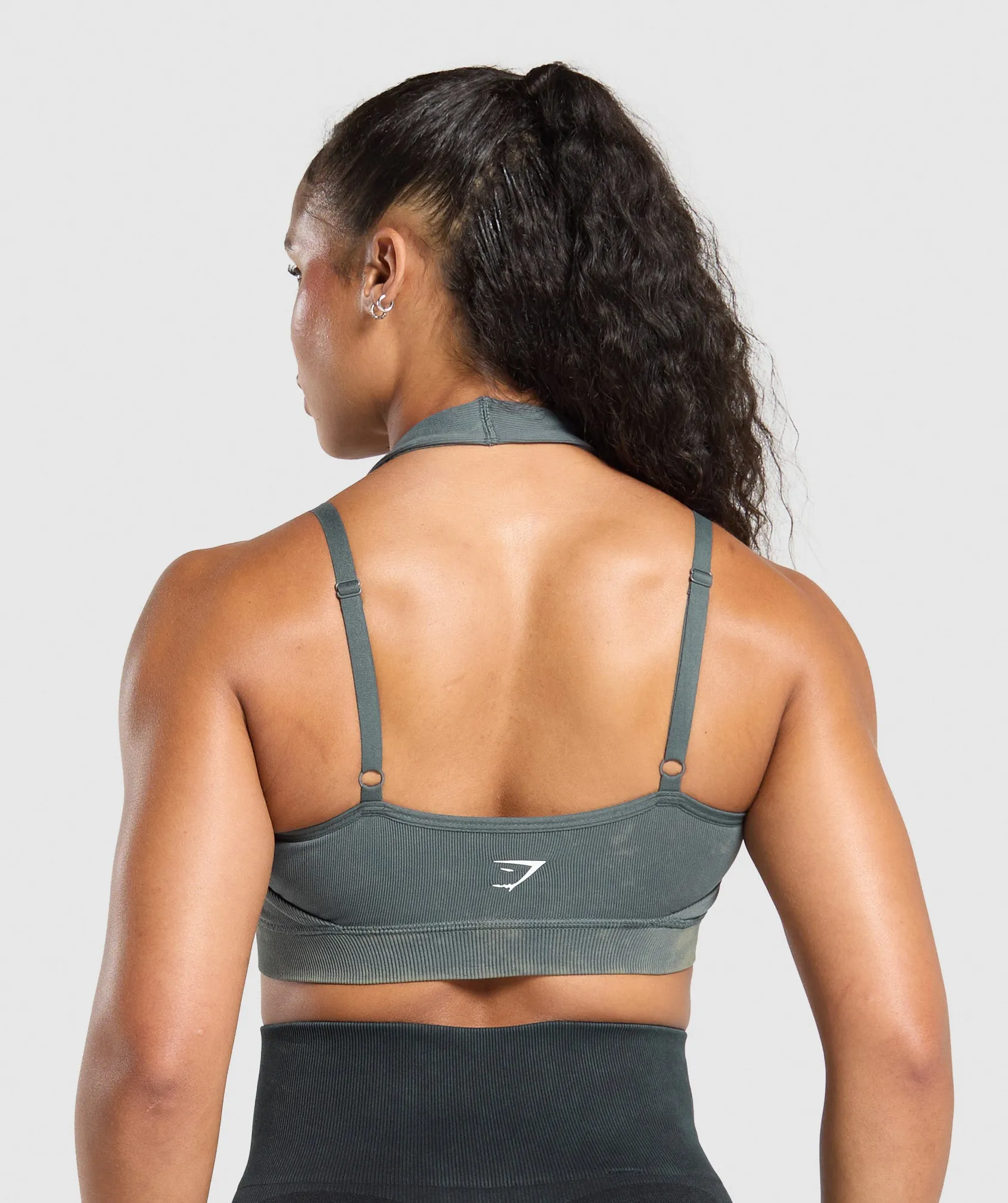 Gymshark Gains Seamless Bralette - Slate Teal sold by Gymshark product image thumbnail 2