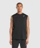 Gymshark Script Graphic Cut Off Tank - Black sold by Gymshark