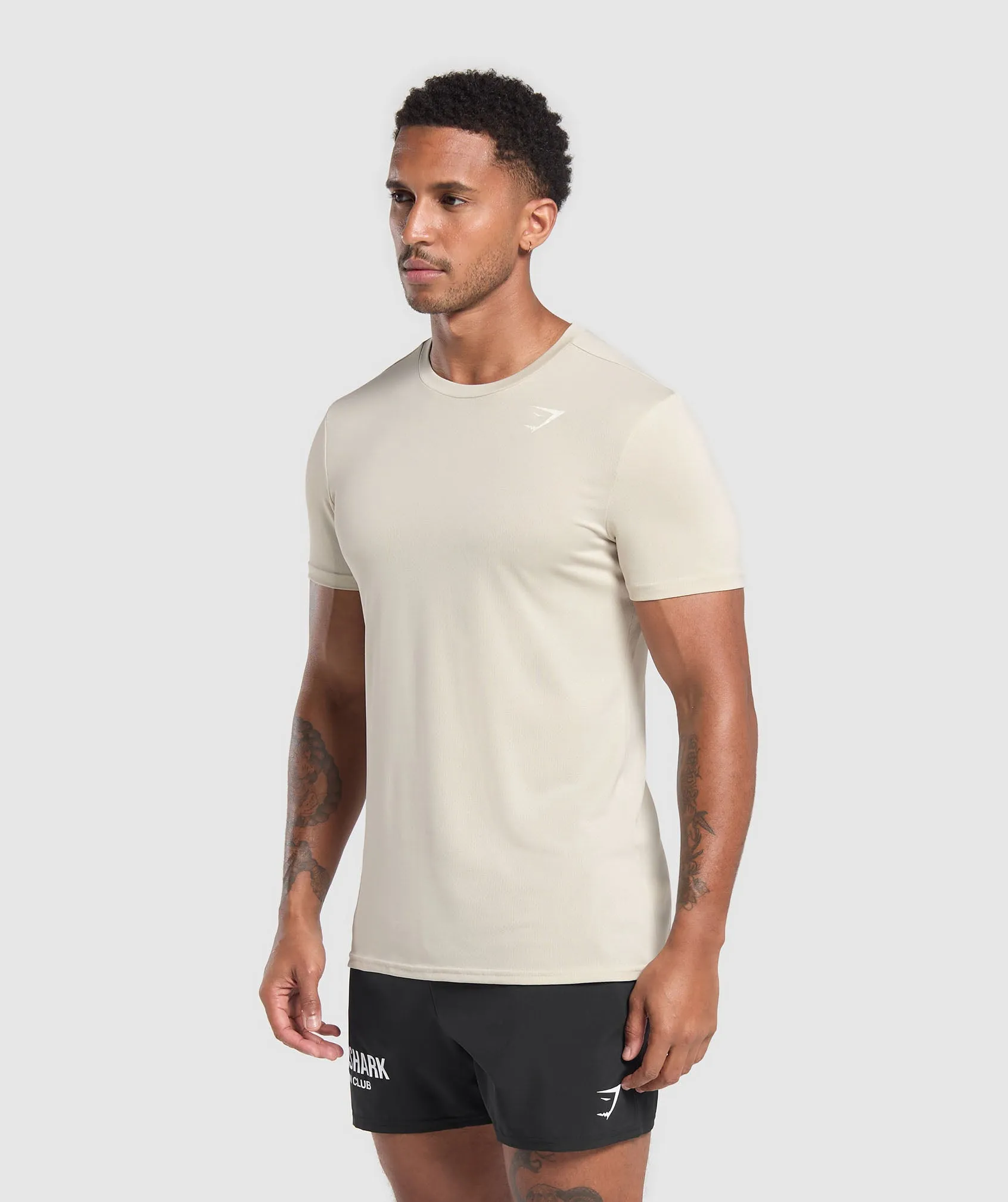 Gymshark Running Dept. T Shirt - Pebble Grey sold by Gymshark product image thumbnail 3