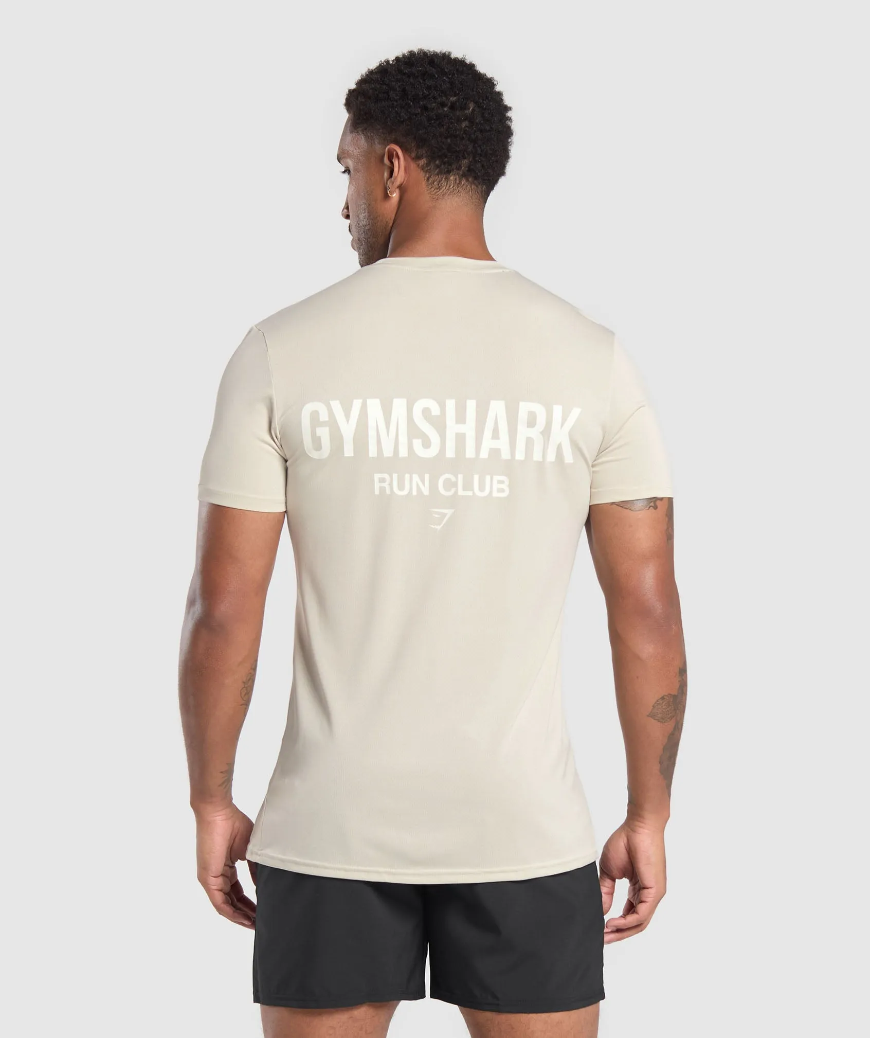 Gymshark Running Dept. T Shirt - Pebble Grey sold by Gymshark