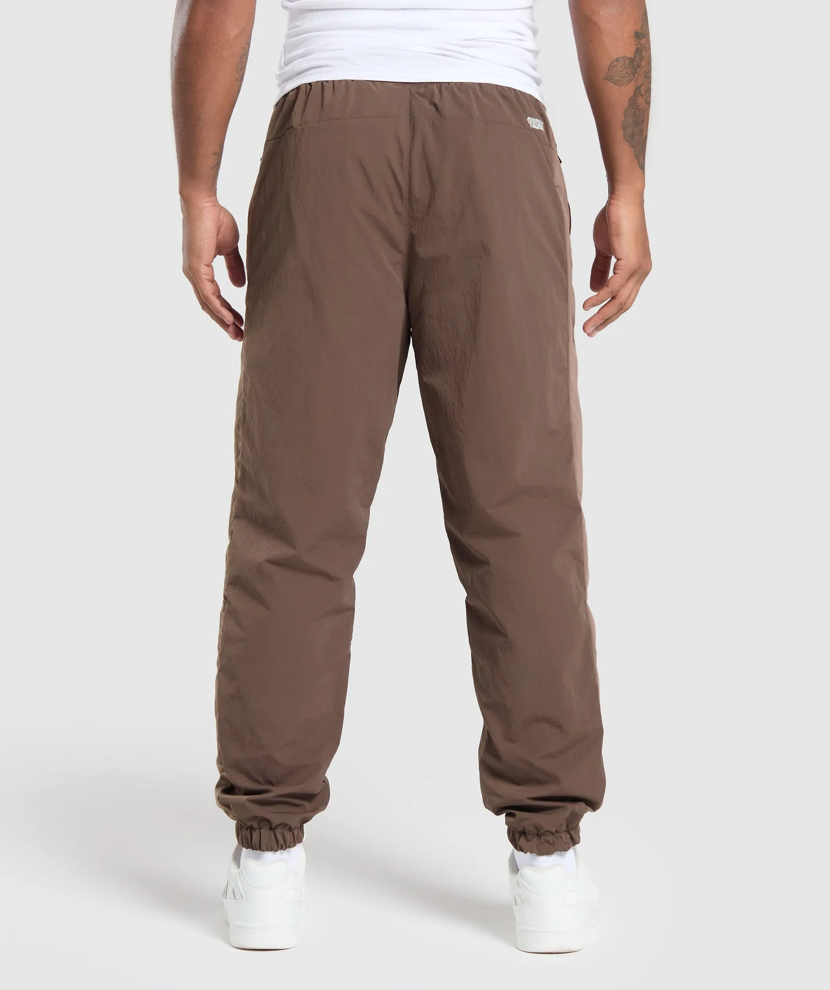 Gymshark Retro Track Pants - Walnut Brown/Mocha Mauve/Soft White sold by Gymshark product image thumbnail 2