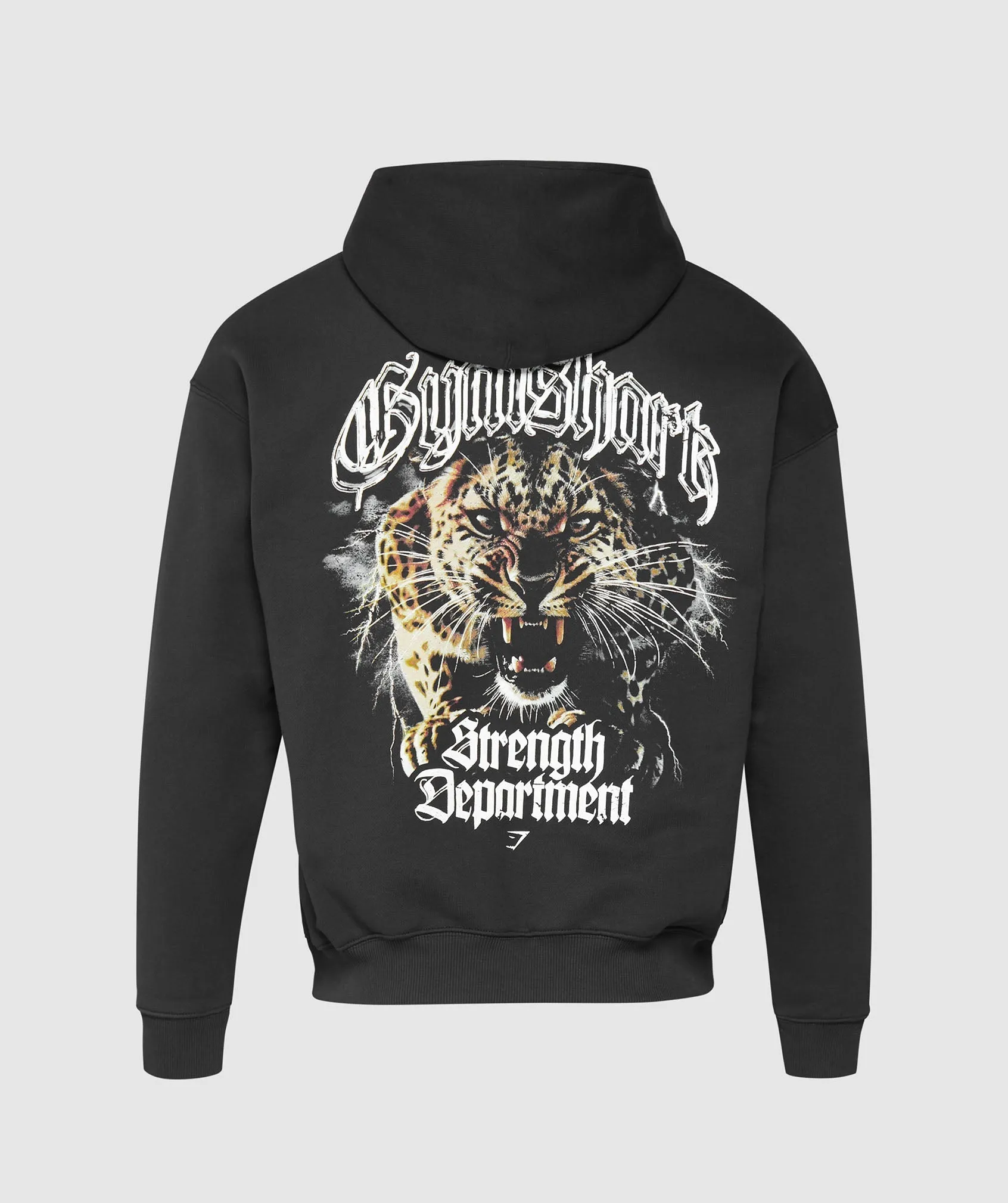 Gymshark Strength Department Animal Oversized Hoodie - Black sold by Gymshark