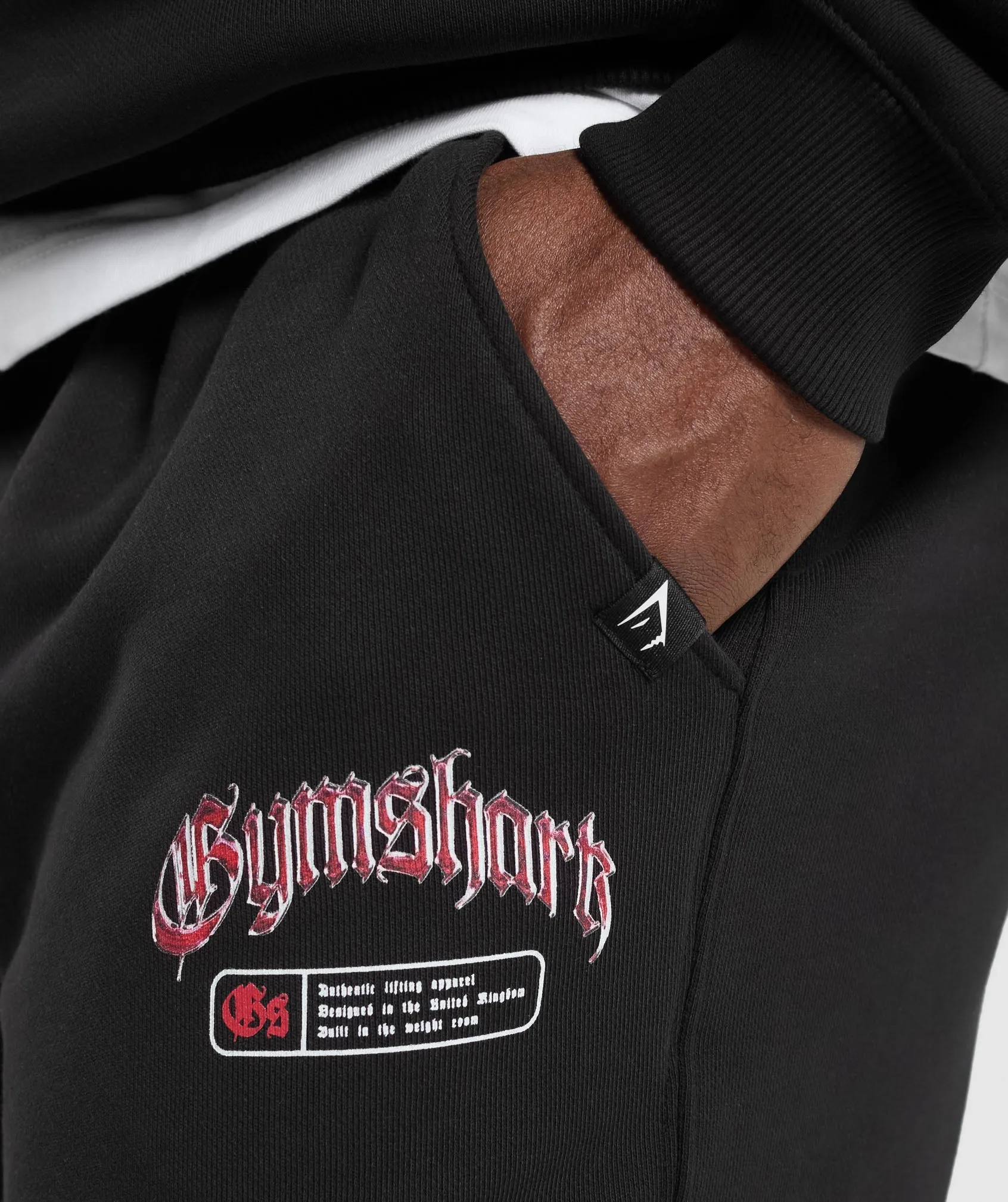 Gymshark Shark Joggers - Black sold by Gymshark product image thumbnail 5