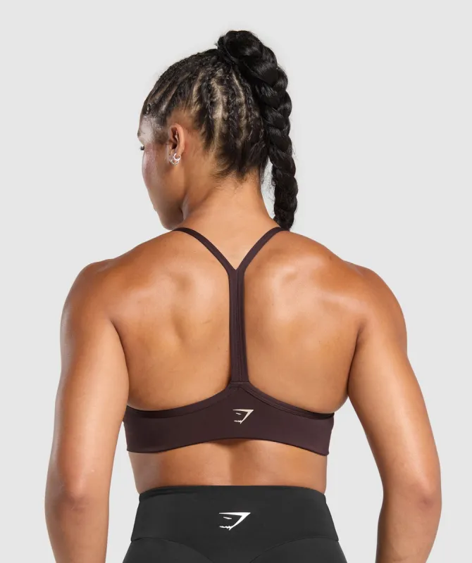 Gymshark Lifting Club Retro Bra - Heritage Brown sold by Gymshark