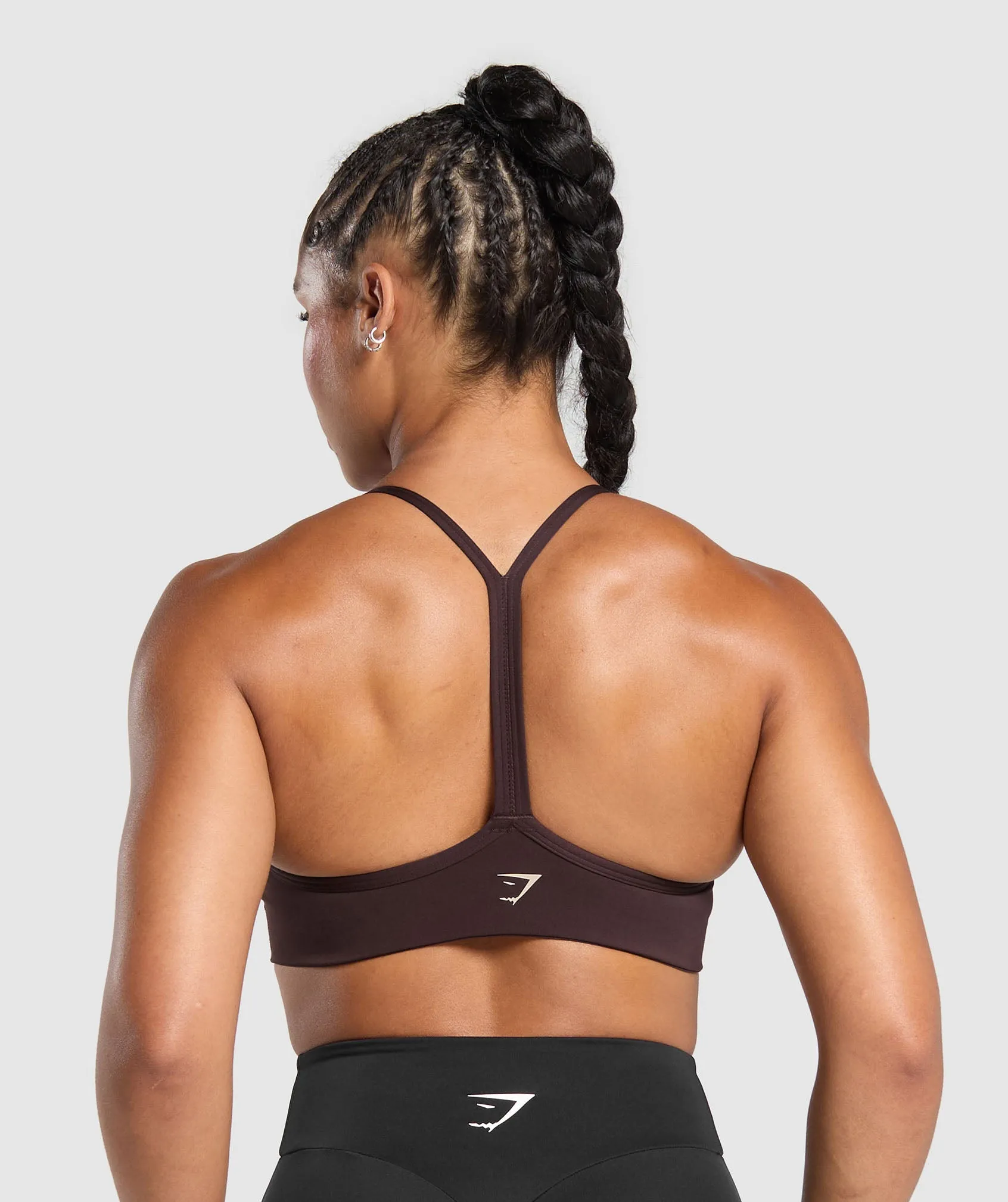 Gymshark Lifting Club Retro Bra - Heritage Brown sold by Gymshark