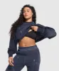 Gymshark Rest Day Heavyweight Sweatshirt - Heavy Blue sold by Gymshark