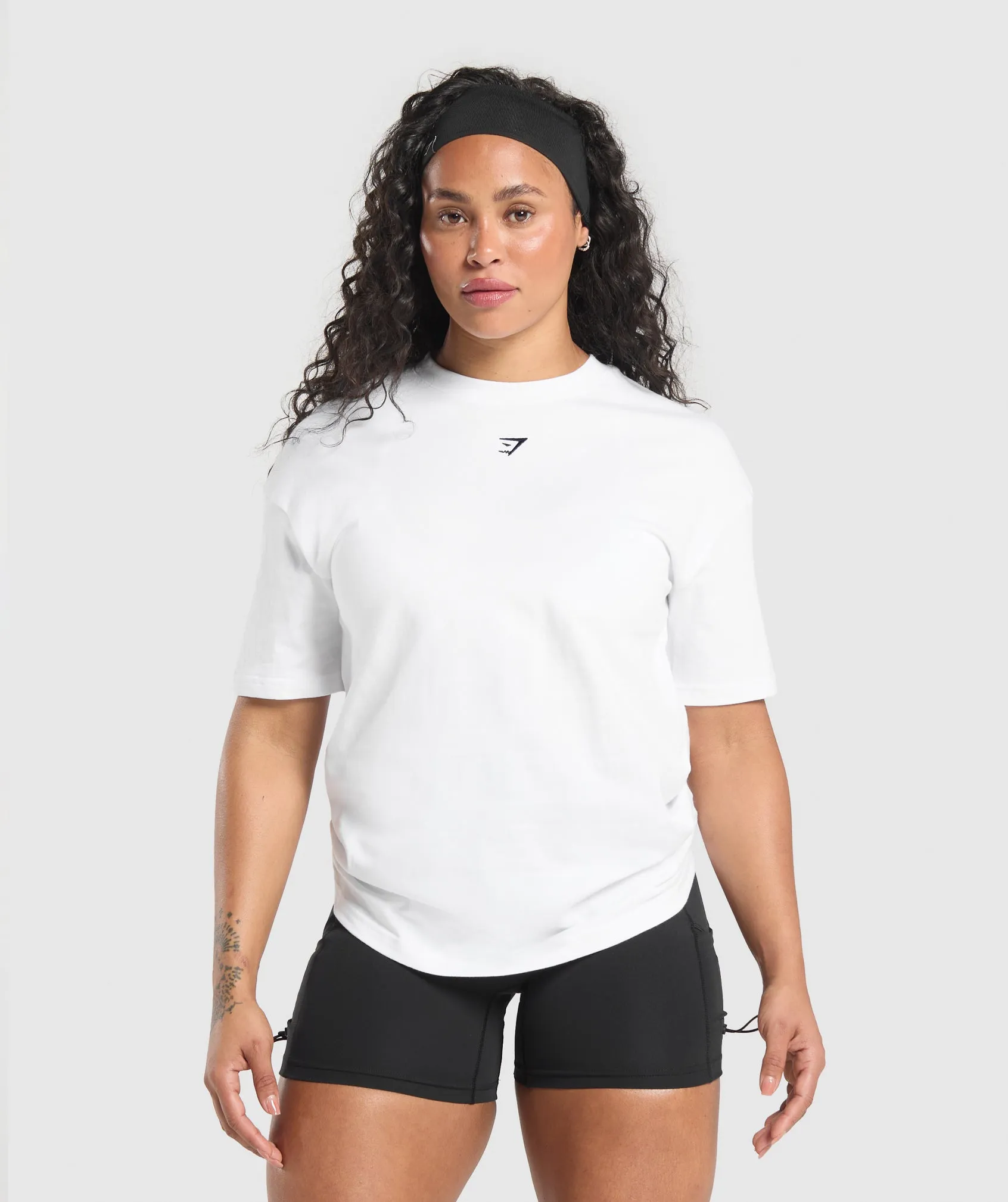 Gymshark Lifting Club Oversized T-Shirt - White sold by Gymshark product image thumbnail 3