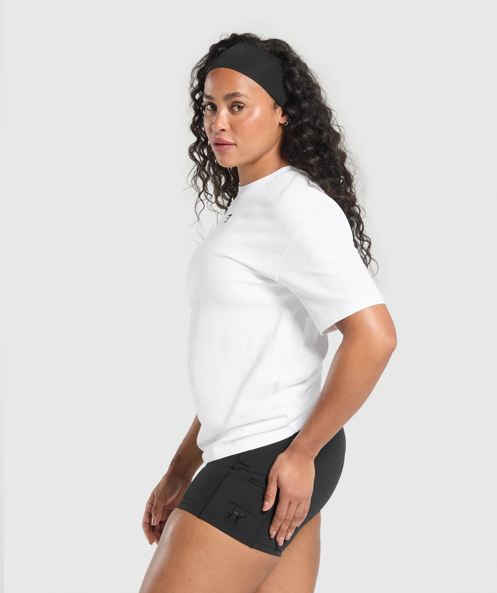 Gymshark Lifting Club Oversized T-Shirt - White sold by Gymshark product image thumbnail 2
