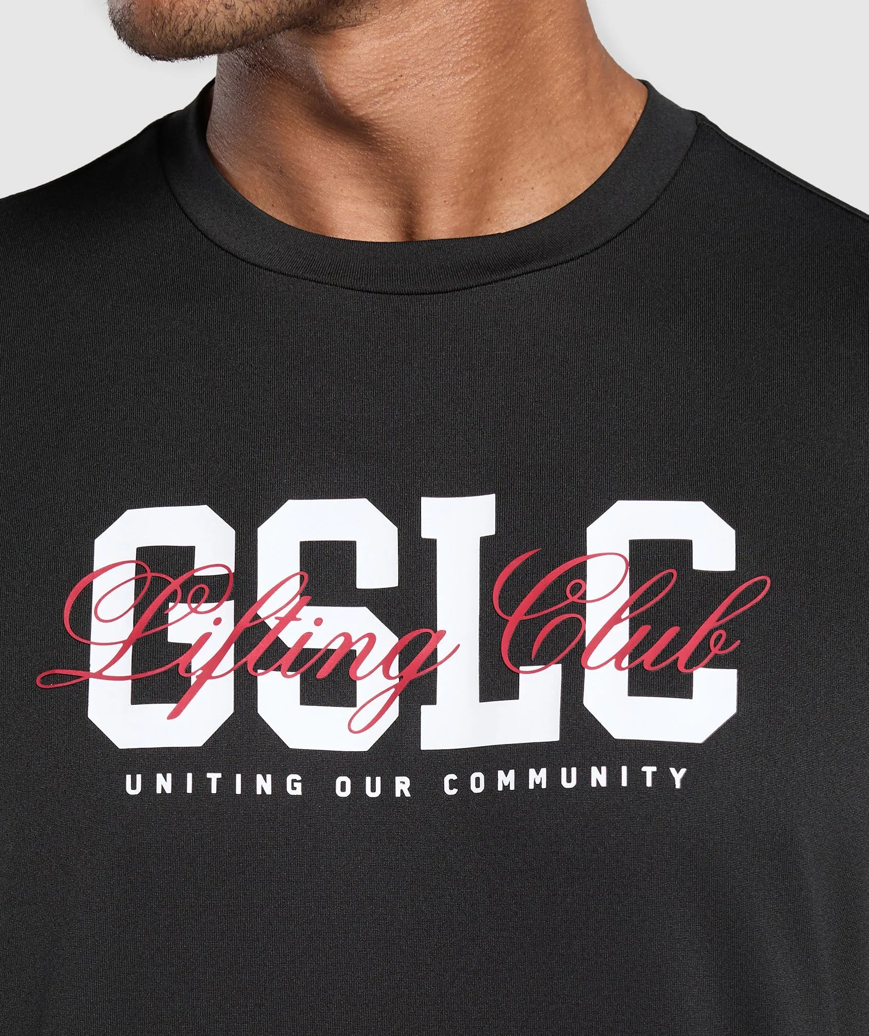 Gymshark Script Graphic T-Shirt - Black sold by Gymshark product image thumbnail 5