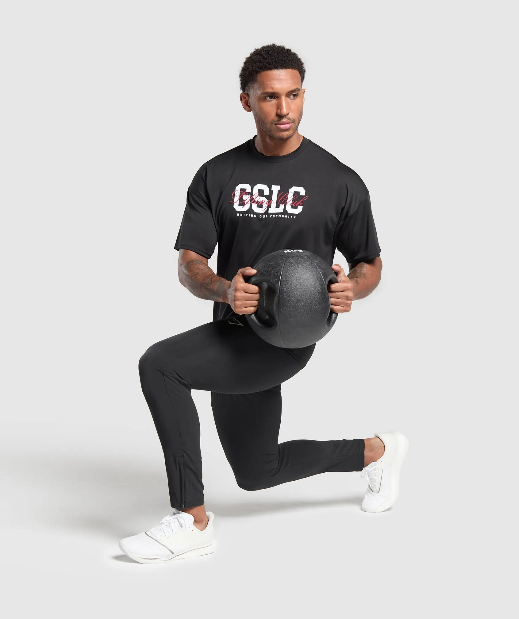 Gymshark Script Graphic T-Shirt - Black sold by Gymshark product image thumbnail 4