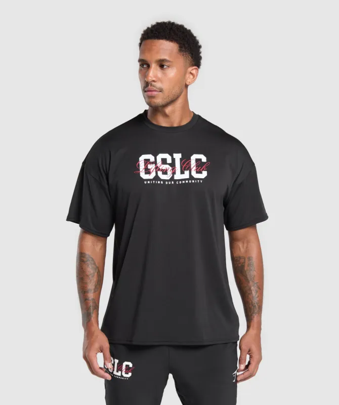 Gymshark Script Graphic T-Shirt - Black sold by Gymshark