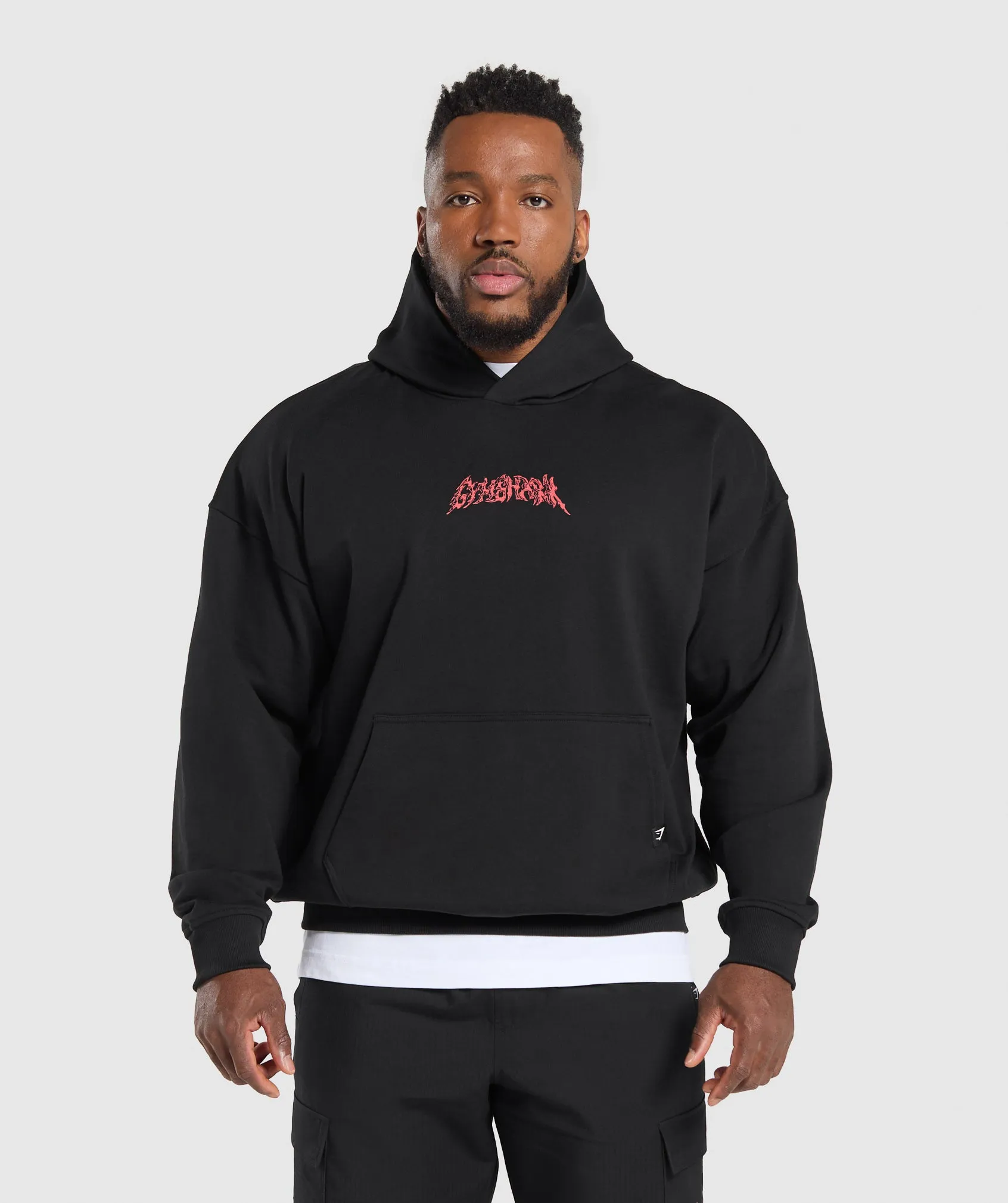Gymshark Metal Lifting Graphic Hoodie - Black sold by Gymshark product image thumbnail 2