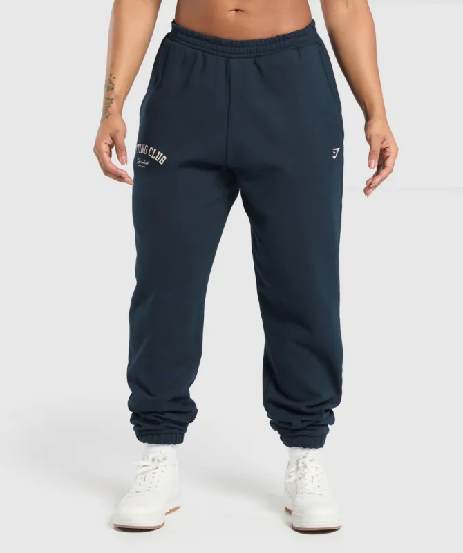 Gymshark Lifting Club Oversized Joggers - Navy sold by Gymshark