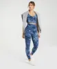 Gymshark Elevate Longline Sports Bra - Lakeside Blue Spray Dye sold by Gymshark