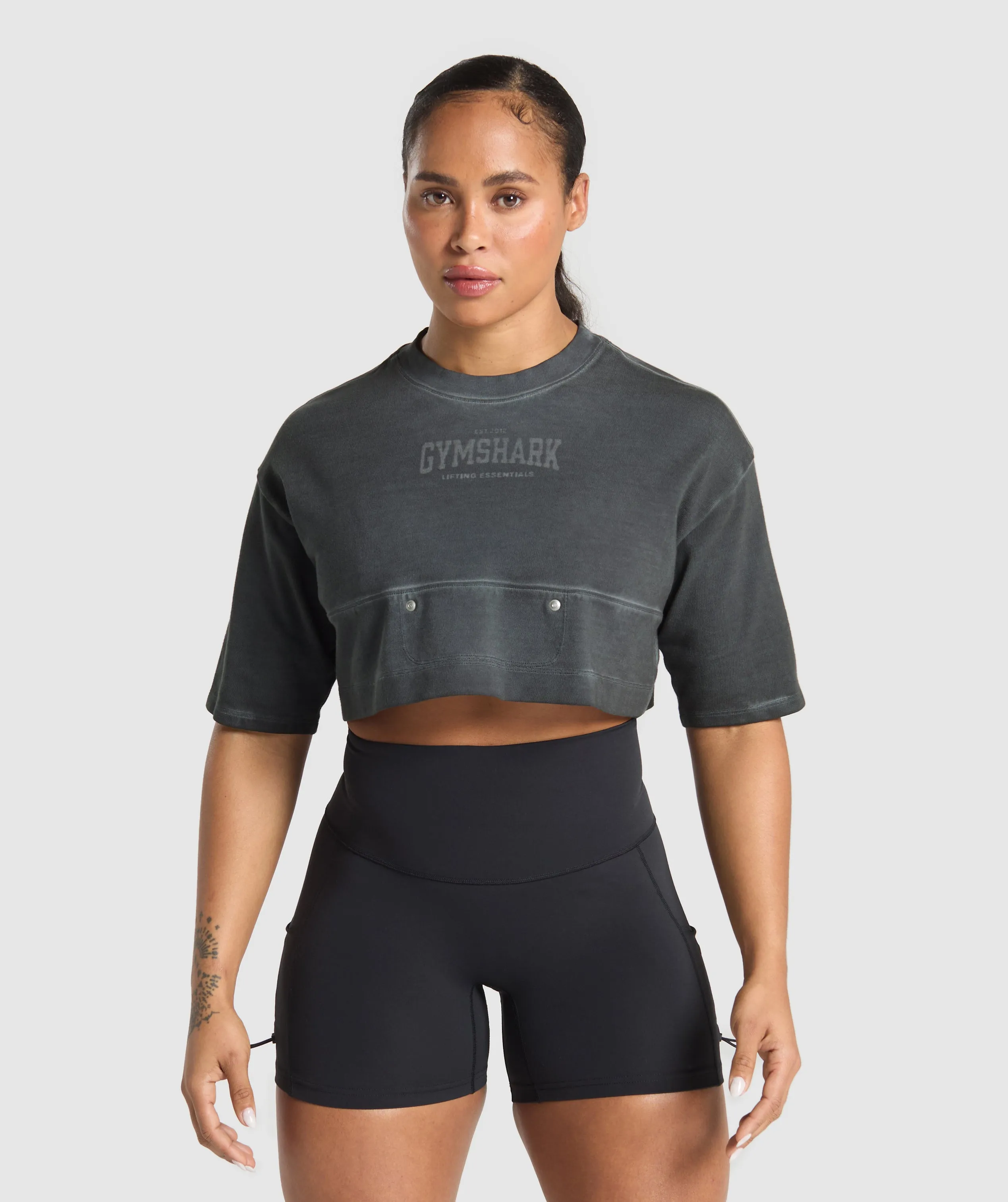 Gymshark Rest Day Heavyweight T-Shirt - Black sold by Gymshark