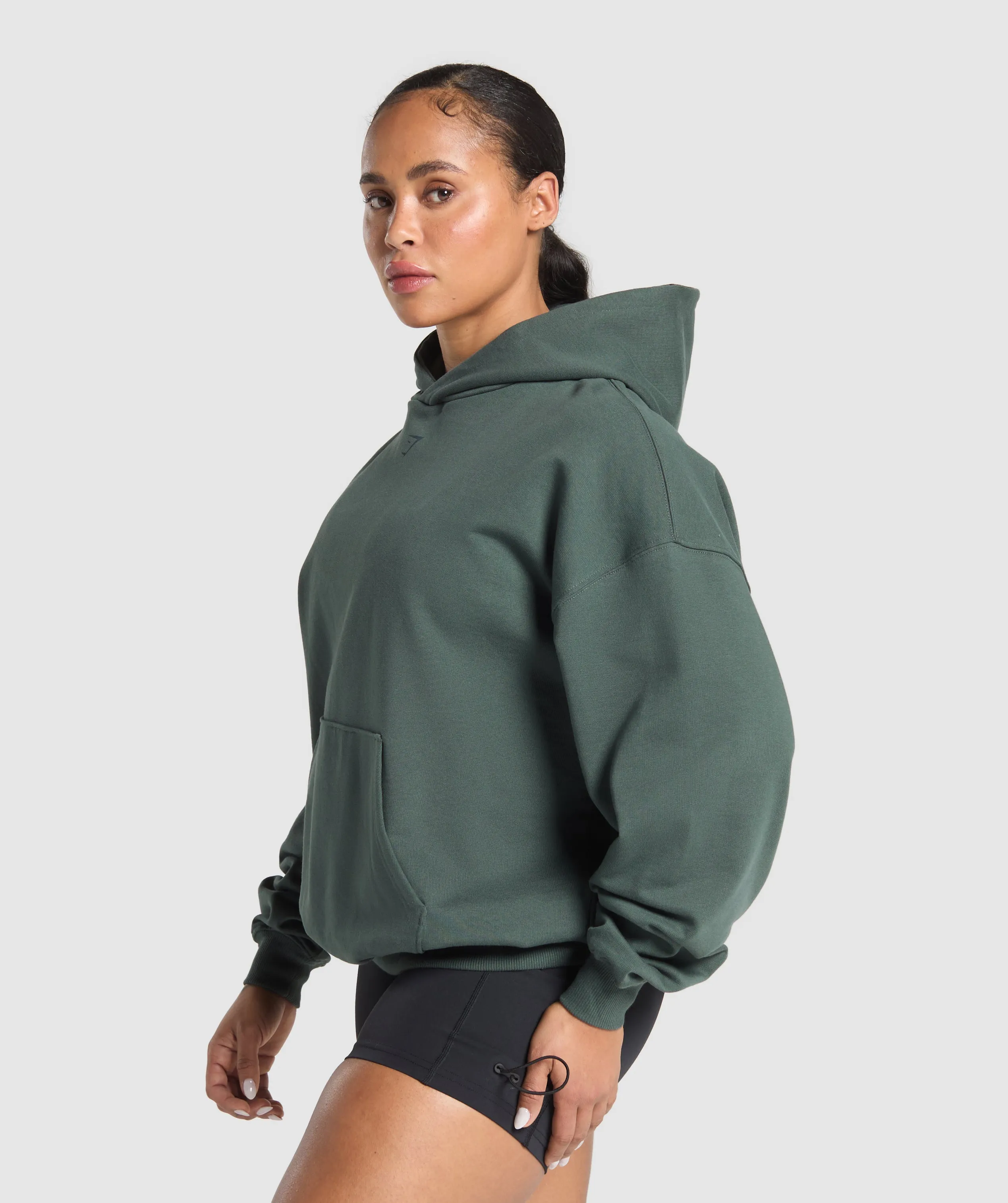 Gymshark Retro Lifting Oversized Hoodie - Slate Teal sold by Gymshark product image thumbnail 3