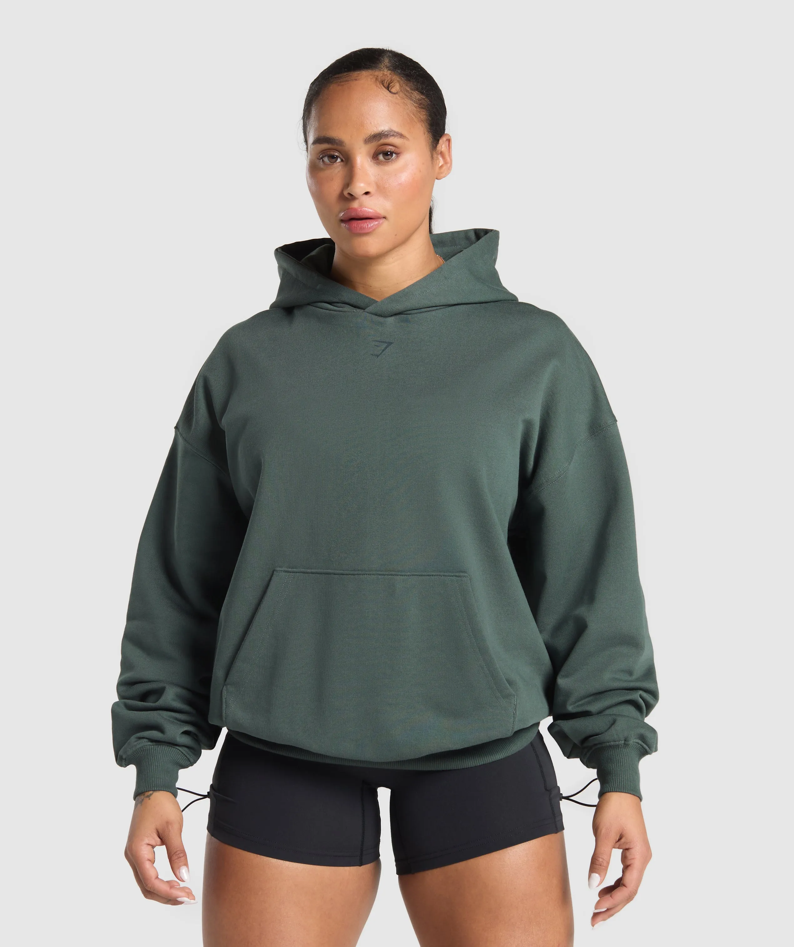 Gymshark Retro Lifting Oversized Hoodie - Slate Teal sold by Gymshark