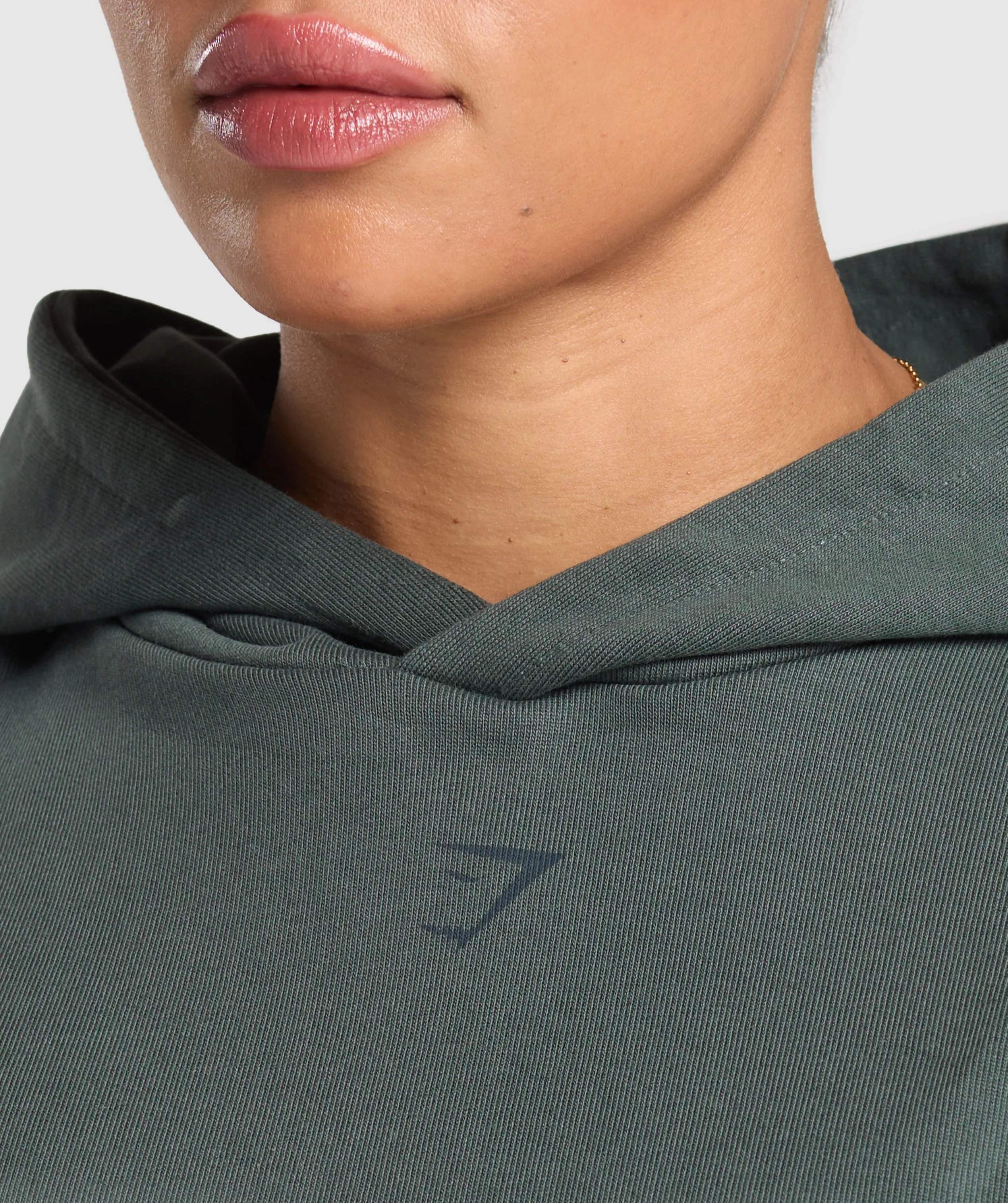 Gymshark Retro Lifting Oversized Hoodie - Slate Teal sold by Gymshark product image thumbnail 5