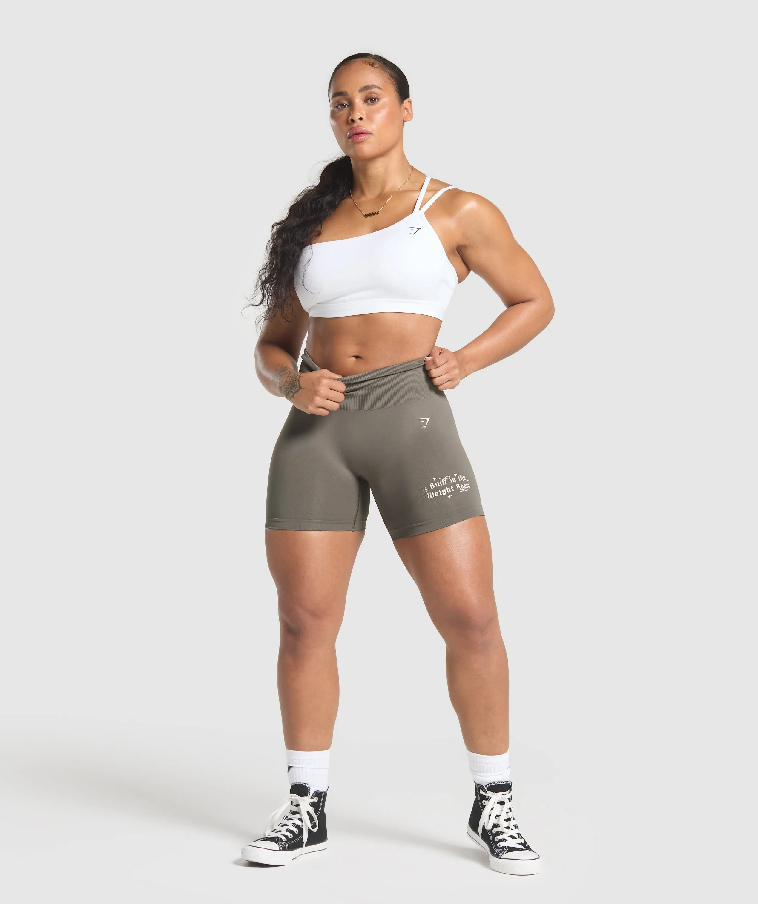 Gymshark Built In The Weight Room Shorts - Camo Brown sold by Gymshark product image thumbnail 3