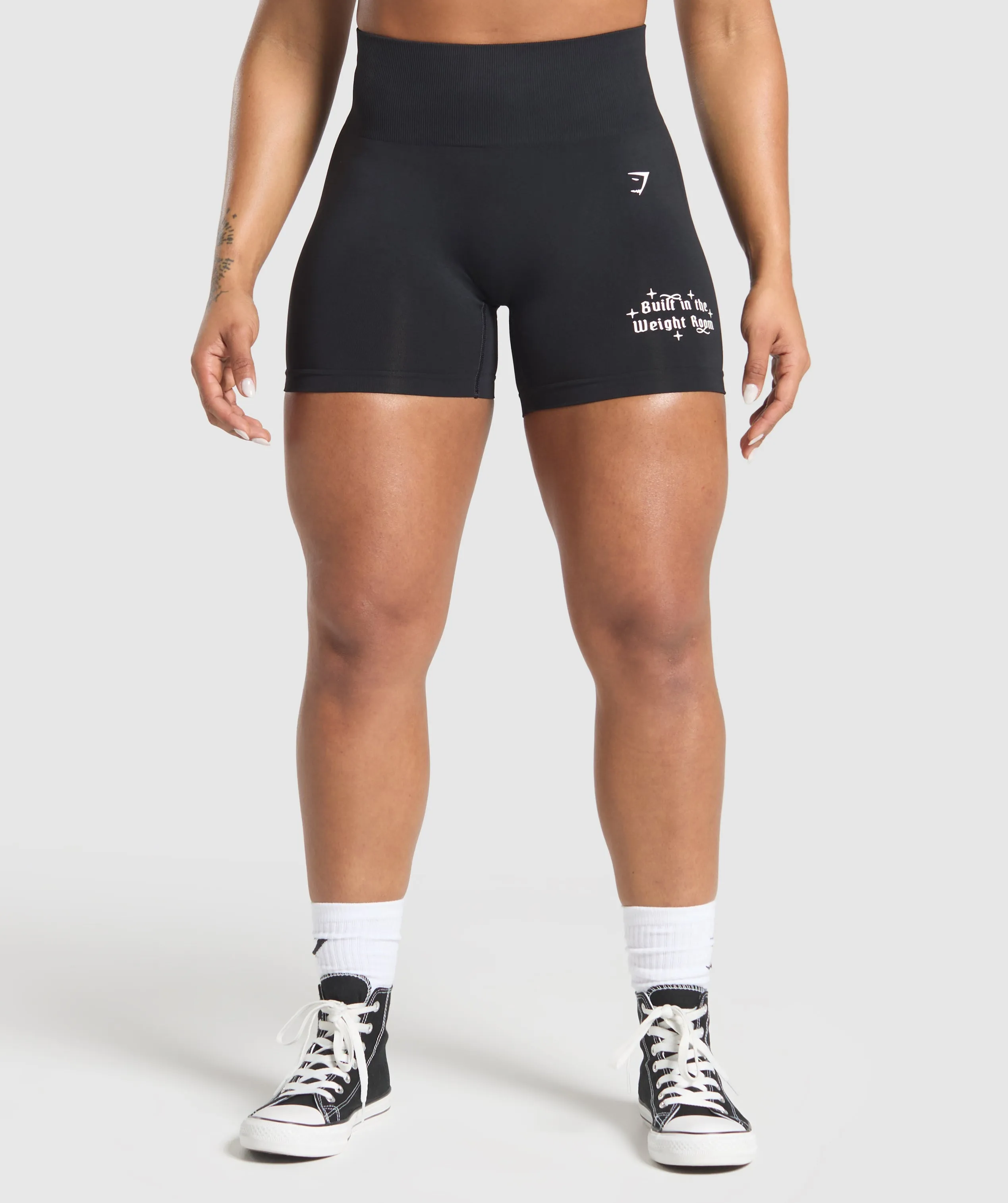 Gymshark Built In The Weight Room Shorts - Black sold by Gymshark