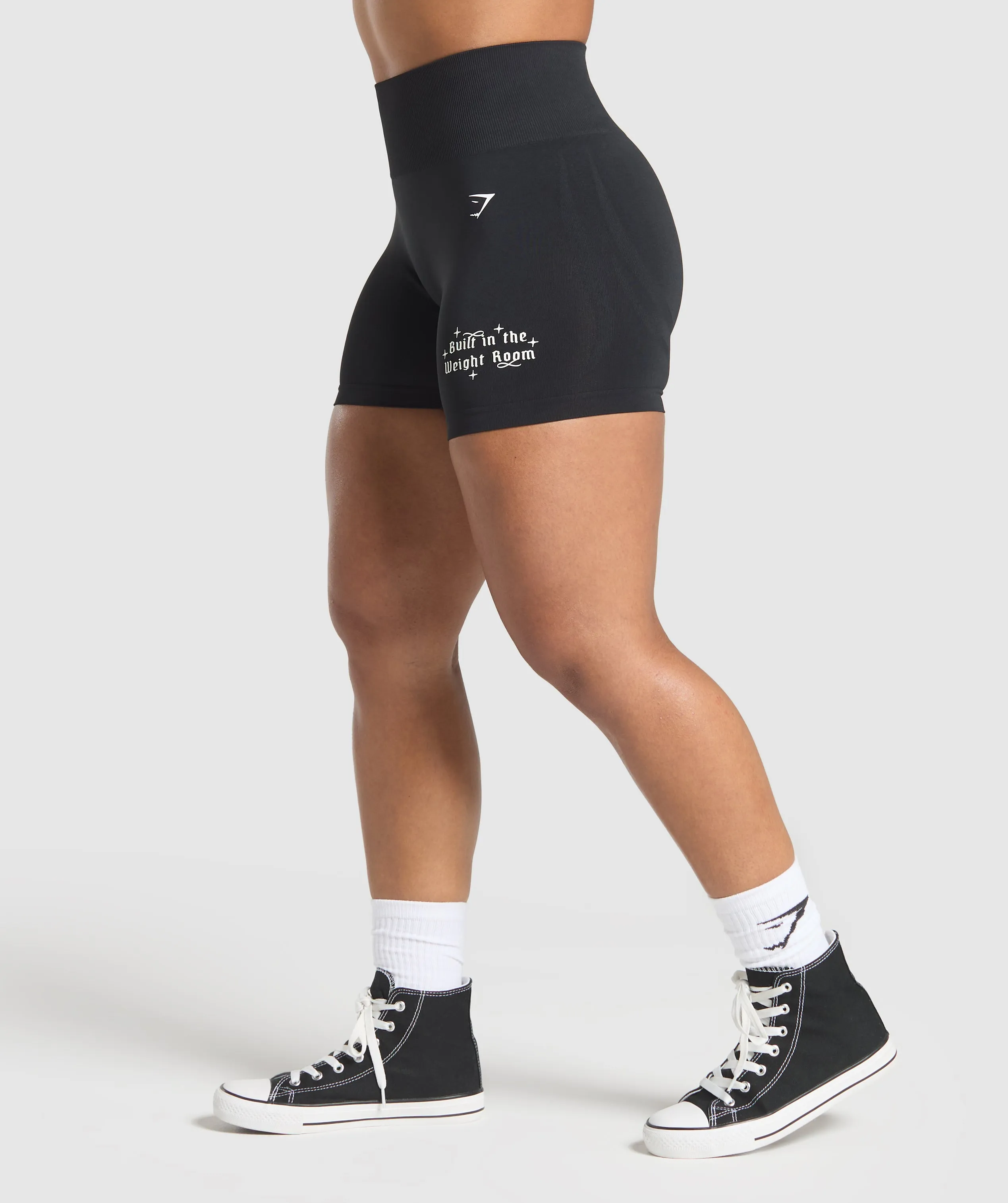 Gymshark Built In The Weight Room Shorts - Black sold by Gymshark product image thumbnail 4