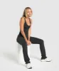 Gymshark Lux Seamless Flare Leggings - Coal Marl sold by Gymshark
