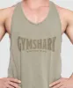 Gymshark Heritage Washed Stringer - Utility Green sold by Gymshark
