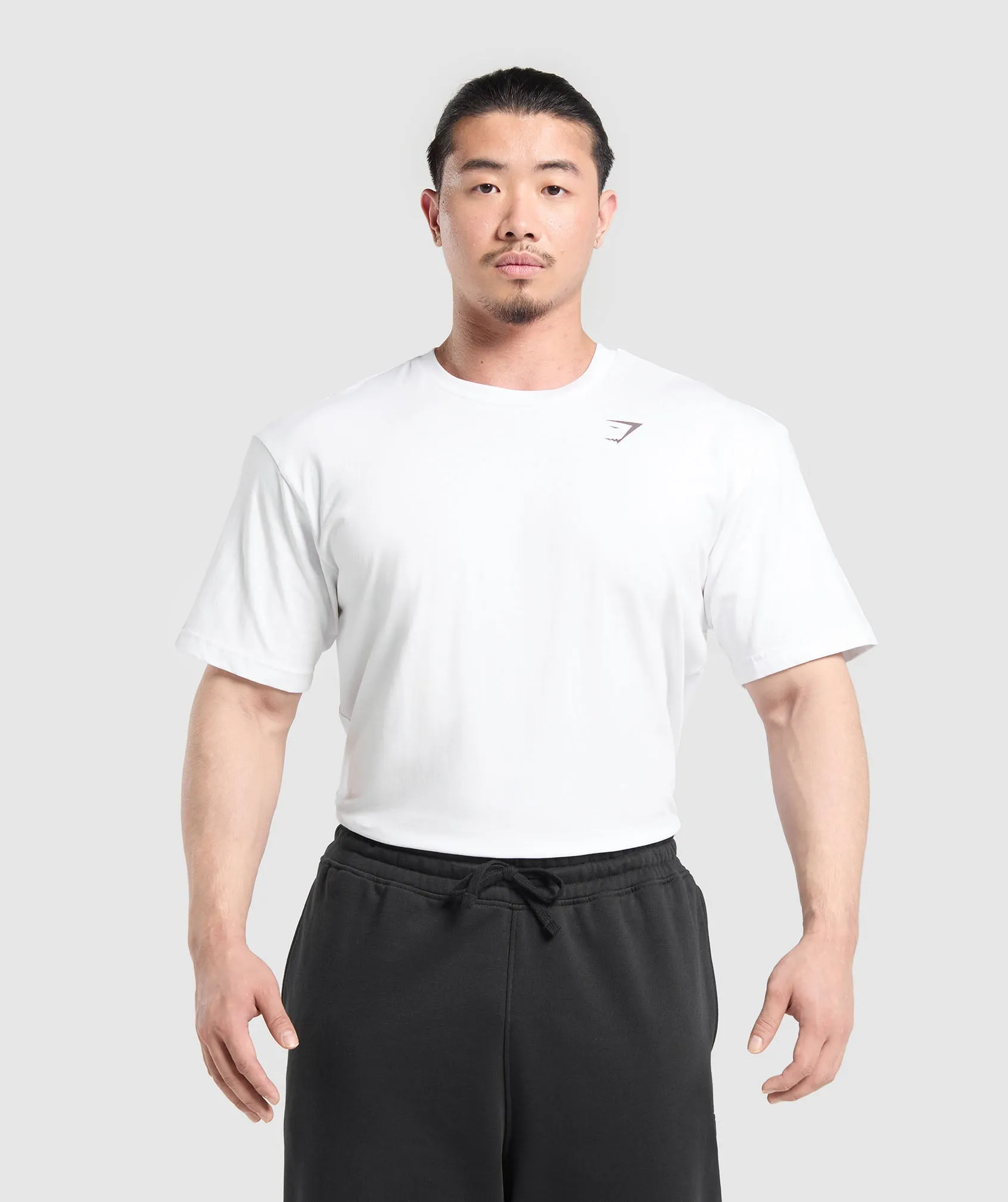 Gymshark Heavy Duty Apparel T-Shirt - White sold by Gymshark product image thumbnail 2