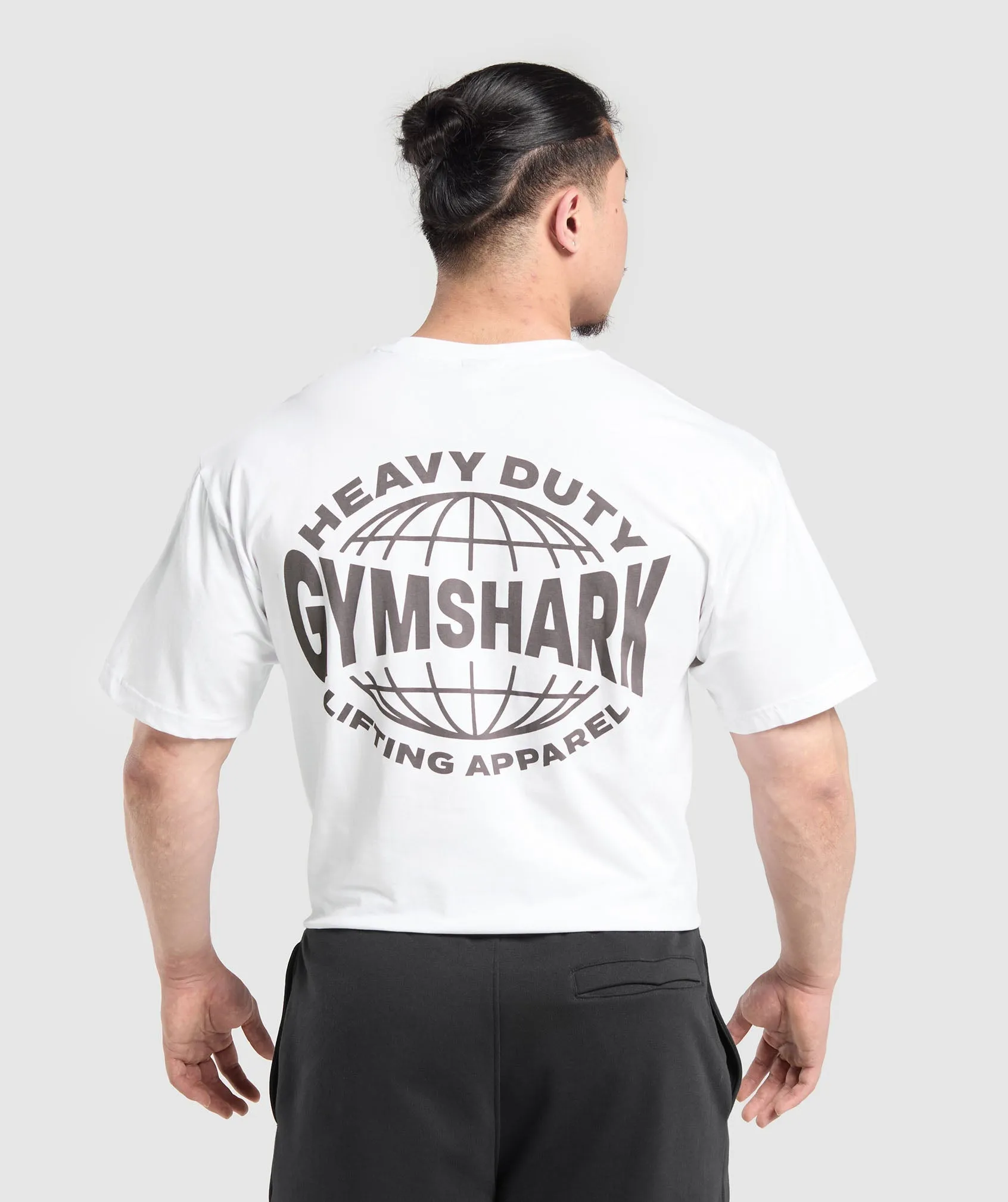 Gymshark Heavy Duty Apparel T-Shirt - White sold by Gymshark