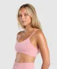 Gymshark Luxe Seamless Modal Bralette - Cosy Pink Marl sold by Gymshark