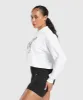Gymshark Two Strong Women Midi Long Sleeve Top - White sold by Gymshark