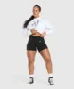 Gymshark Two Strong Women Midi Long Sleeve Top - White sold by Gymshark