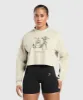 Gymshark Two Strong Women Midi Long Sleeve Top - Pebble Grey sold by Gymshark