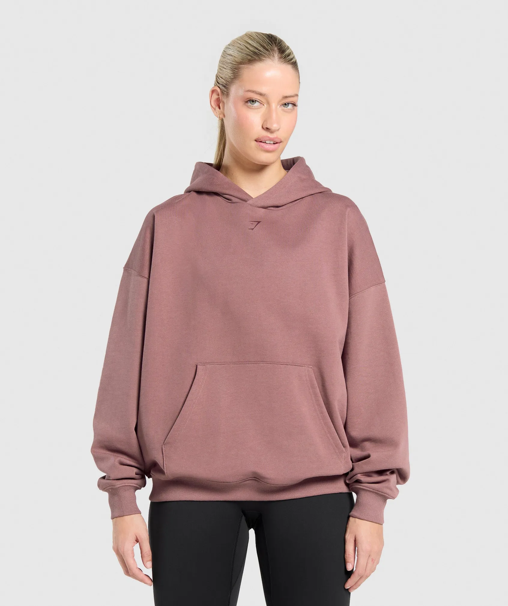Gymshark Retro Lifting Oversized Hoodie - Brick Brown sold by Gymshark product image thumbnail 2