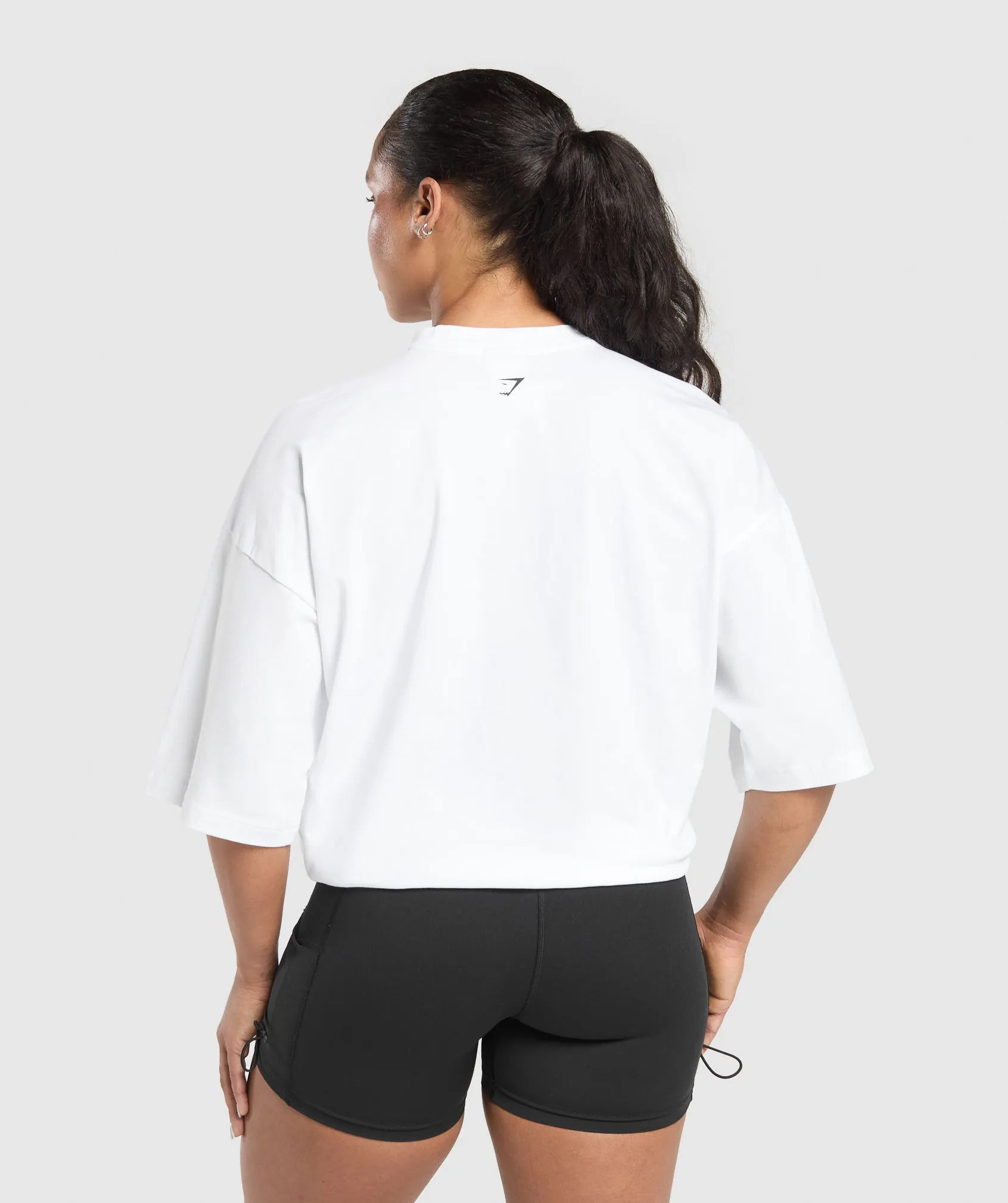 Gymshark Two Strong Women Oversized T-Shirt - White sold by Gymshark product image thumbnail 2