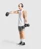 Gymshark Critical Drop Arm Tank - White sold by Gymshark