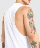 Gymshark Critical Drop Arm Tank - White sold by Gymshark