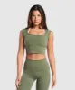 Gymshark Everyday Cap Sleeve Crop Top - Core Olive sold by Gymshark