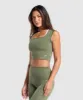 Gymshark Everyday Cap Sleeve Crop Top - Core Olive sold by Gymshark