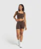 Gymshark Everyday Cap Sleeve Crop Top - Archive Brown sold by Gymshark
