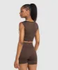 Gymshark Everyday Cap Sleeve Crop Top - Archive Brown sold by Gymshark